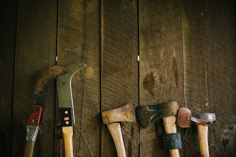 wooden tools