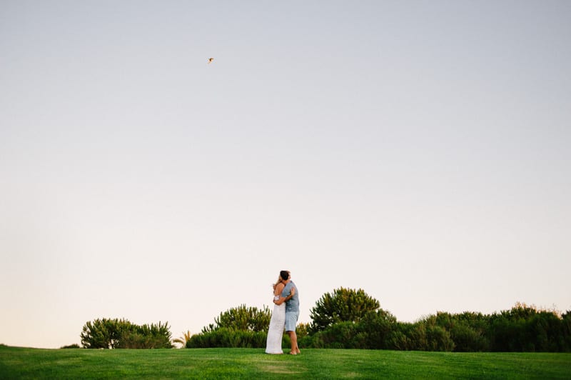 tiny bride and groom portrait