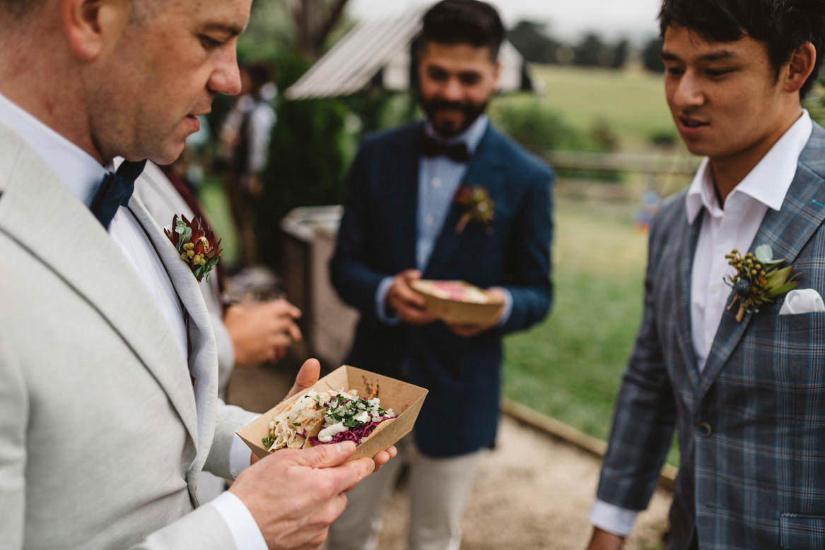 Tasmania wedding photographer tacos