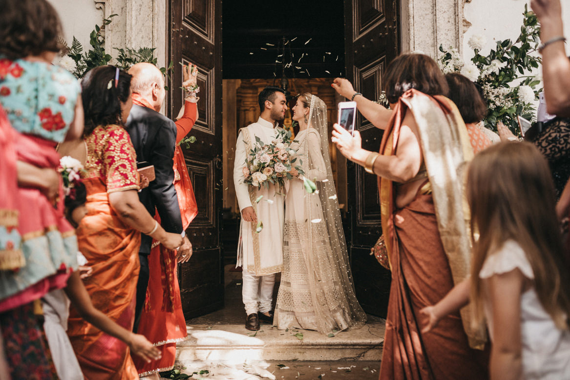 Polish and indian wedding in Lisbon