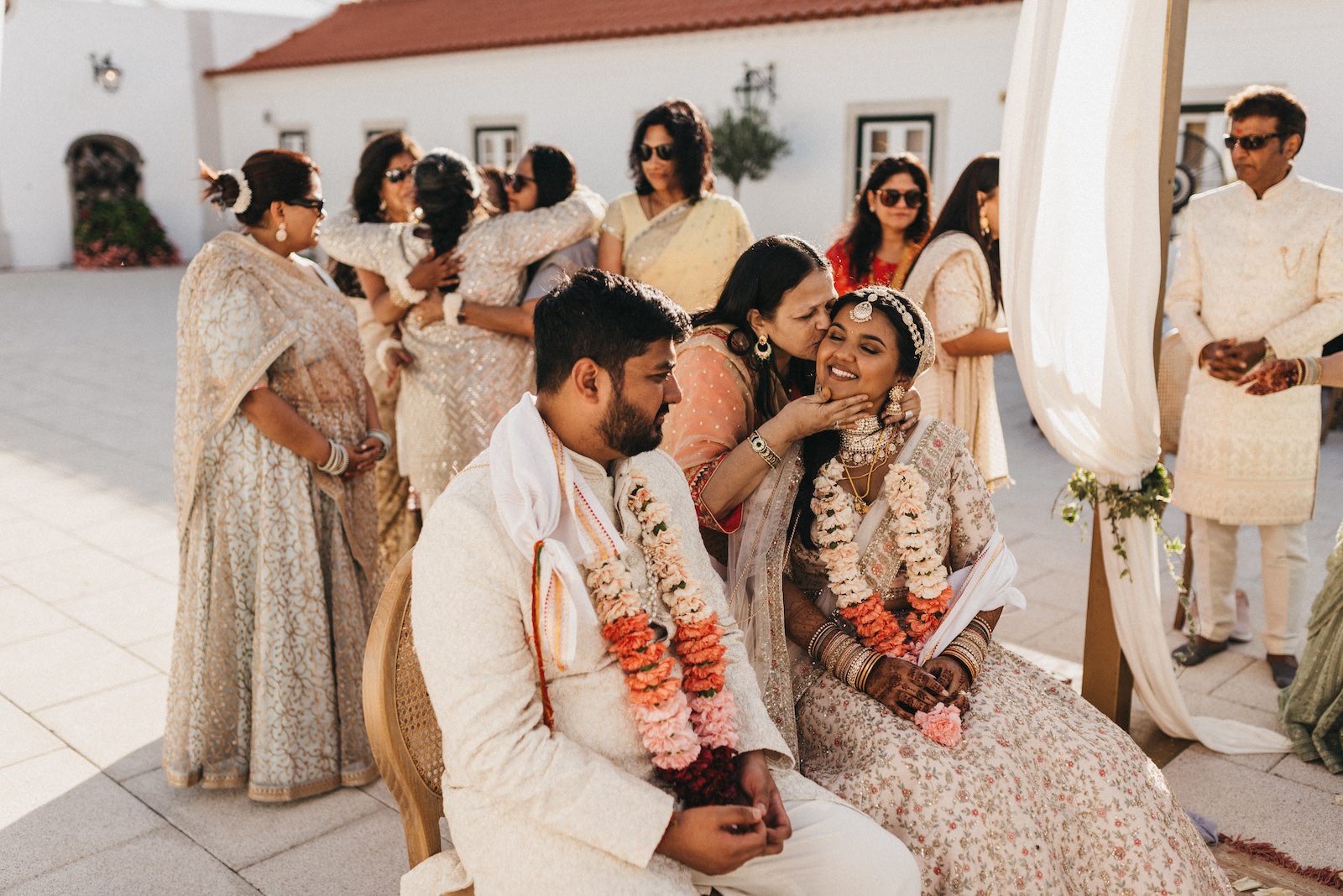 ceremony for Destination indian wedding in Portugal
