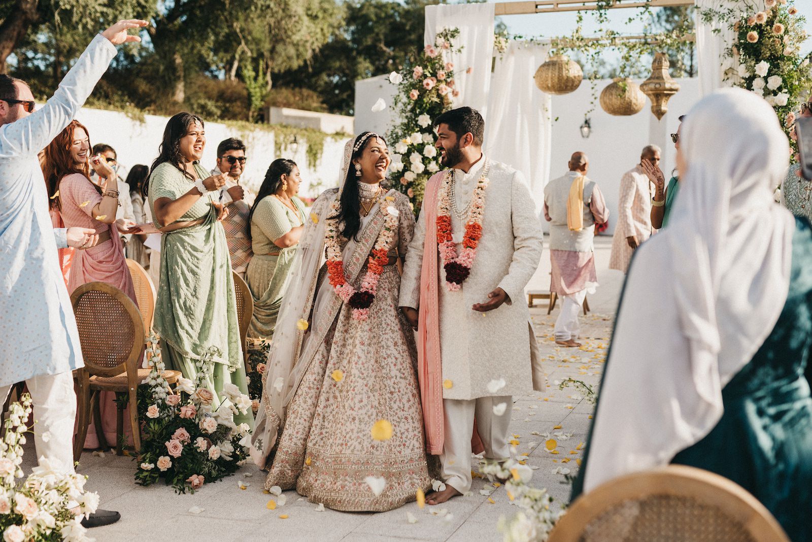 ceremony for Destination indian wedding in Portugal