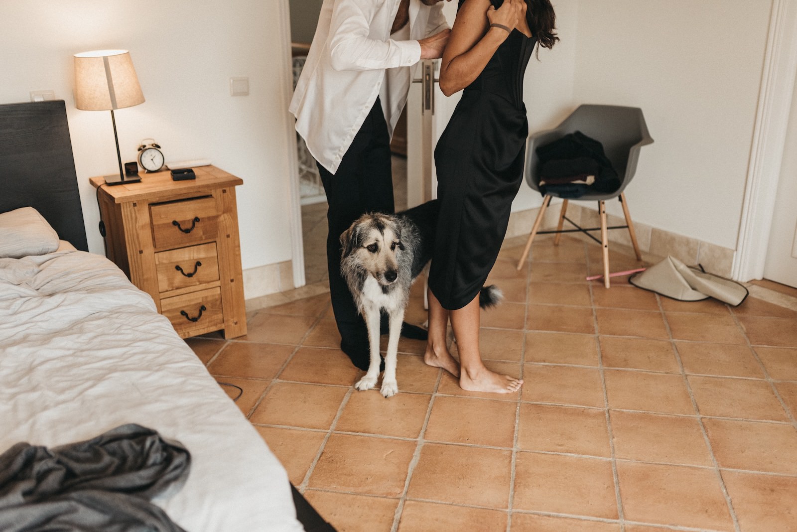 intimate home elopement