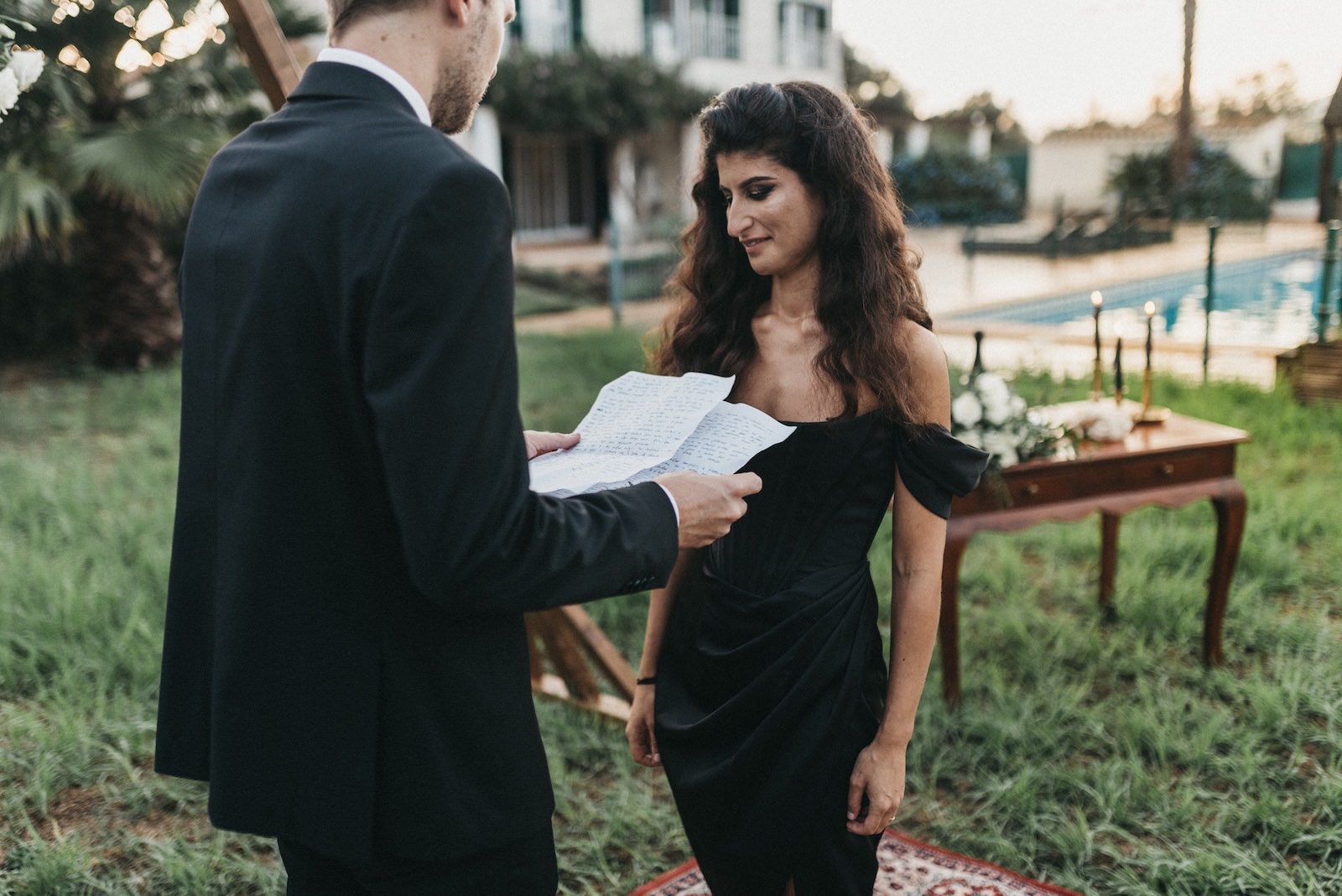 small wedding at home